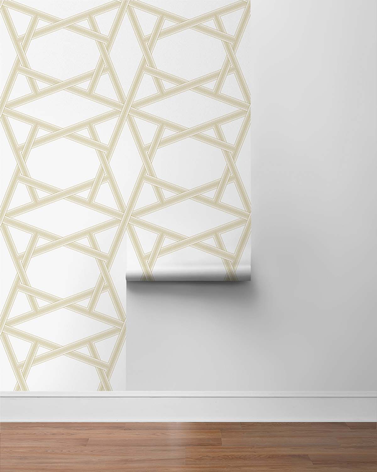 Crossroads Geo Premium Peel and Stick Removable Wallpaper