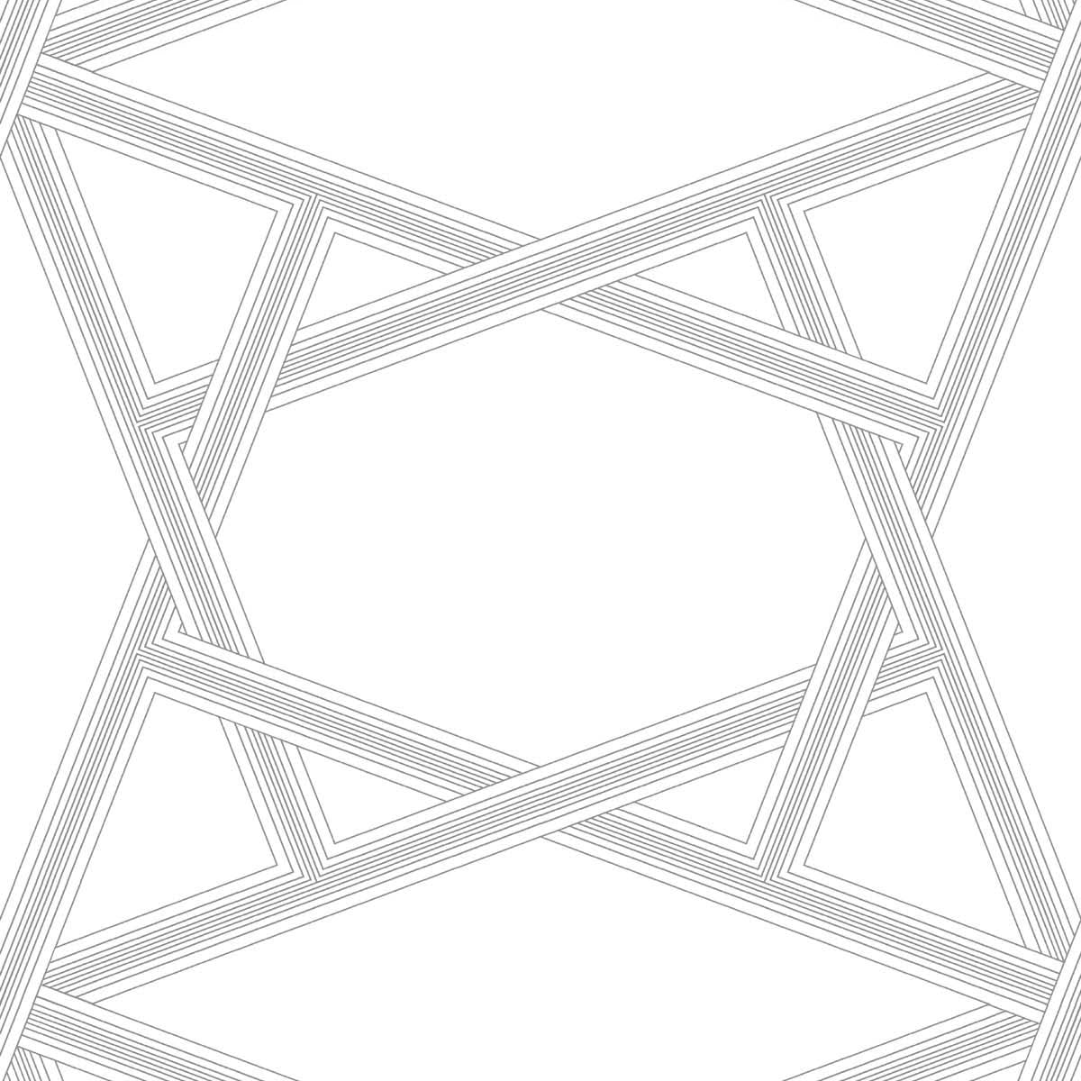 Crossroads Geo Premium Peel and Stick Removable Wallpaper
