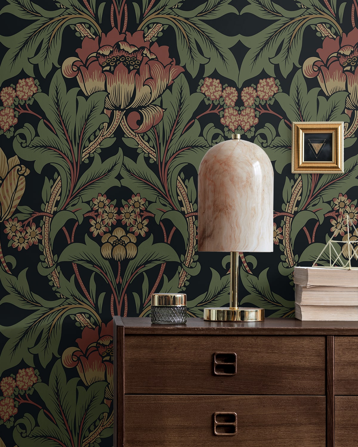 Primrose Floral Premium Peel and Stick Removable Wallpaper