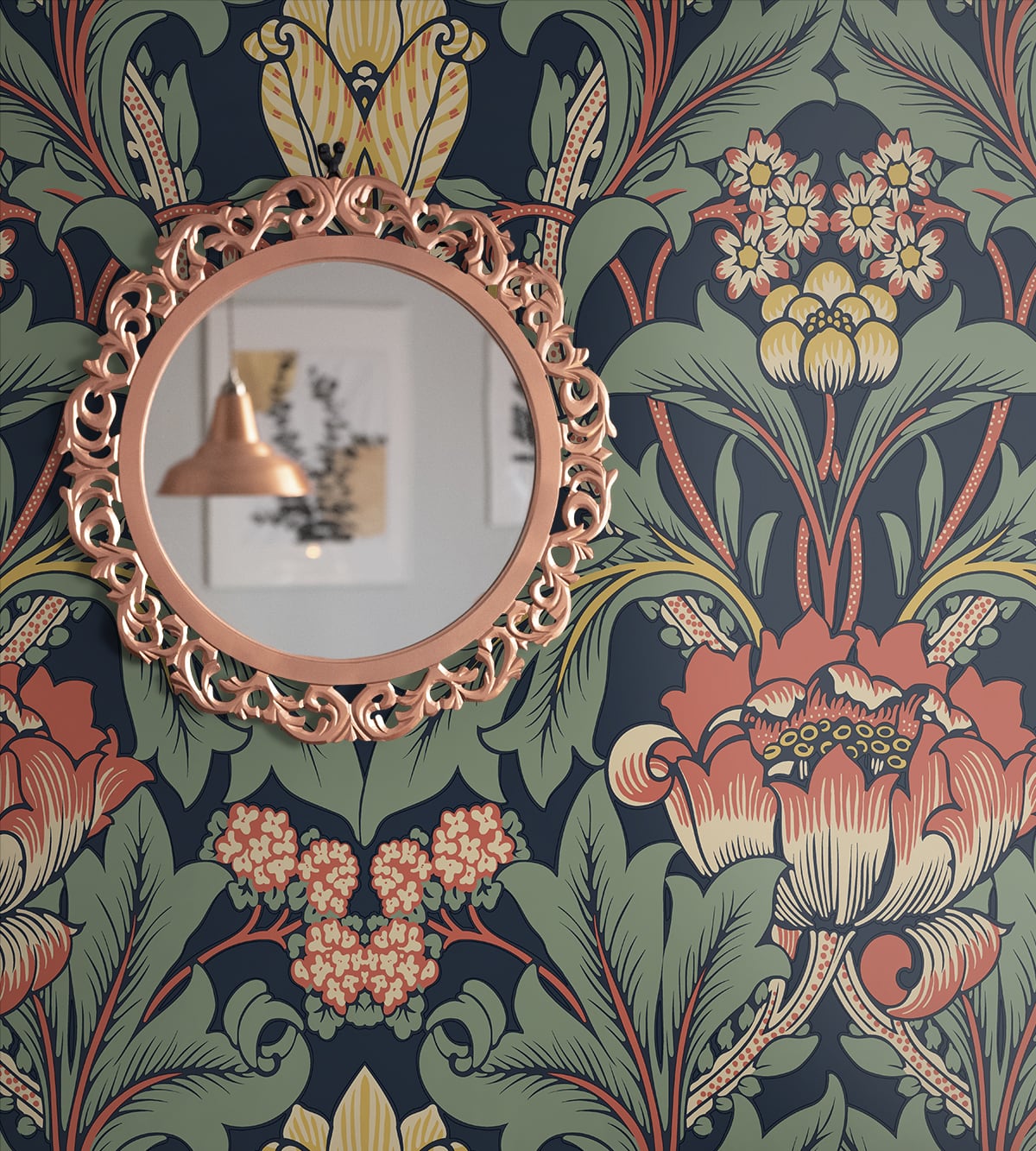 Primrose Floral Premium Peel and Stick Removable Wallpaper