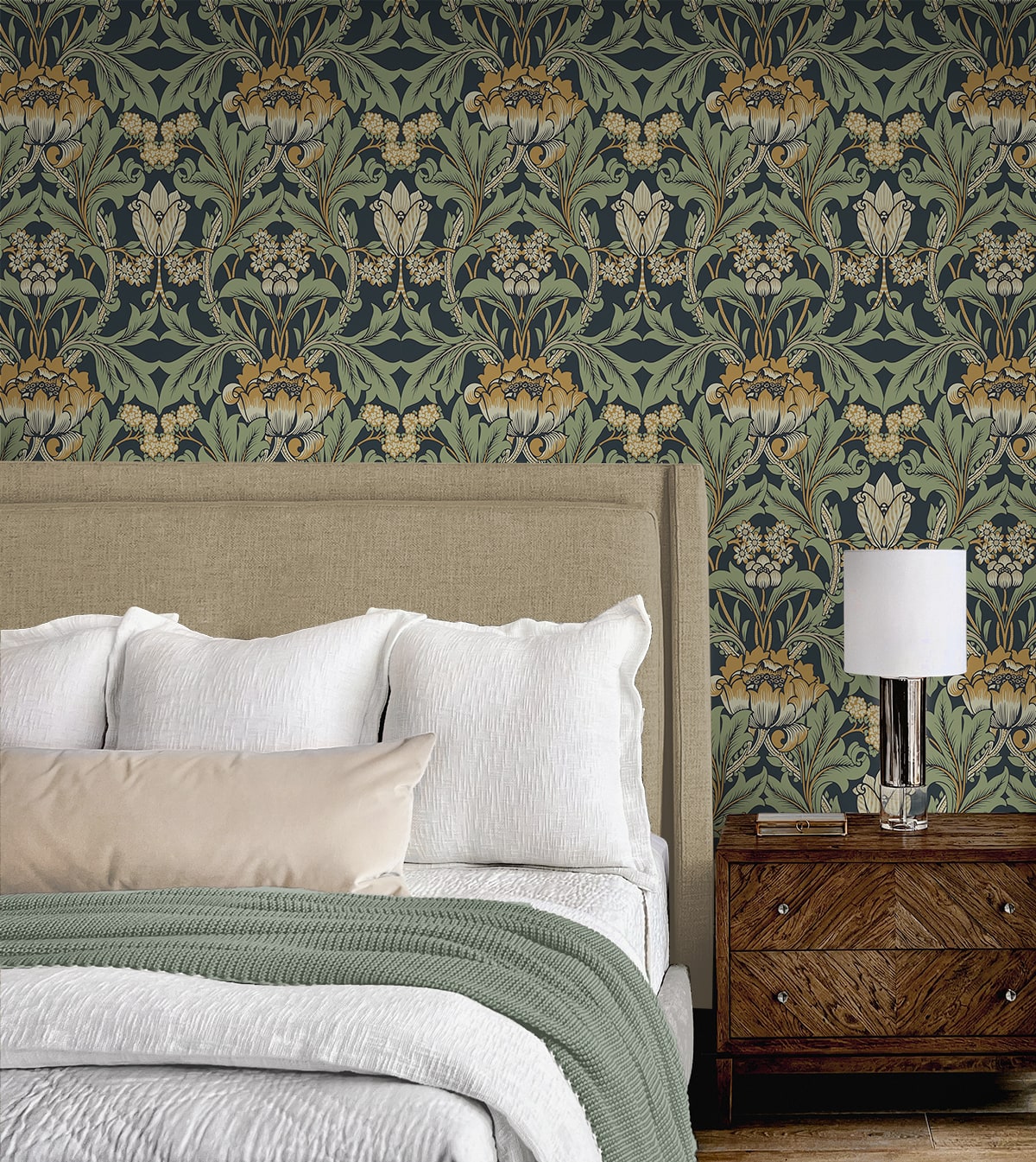 Primrose Floral Premium Peel and Stick Removable Wallpaper
