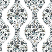 Floral Ogee Peel and Stick Removable Wallpaper