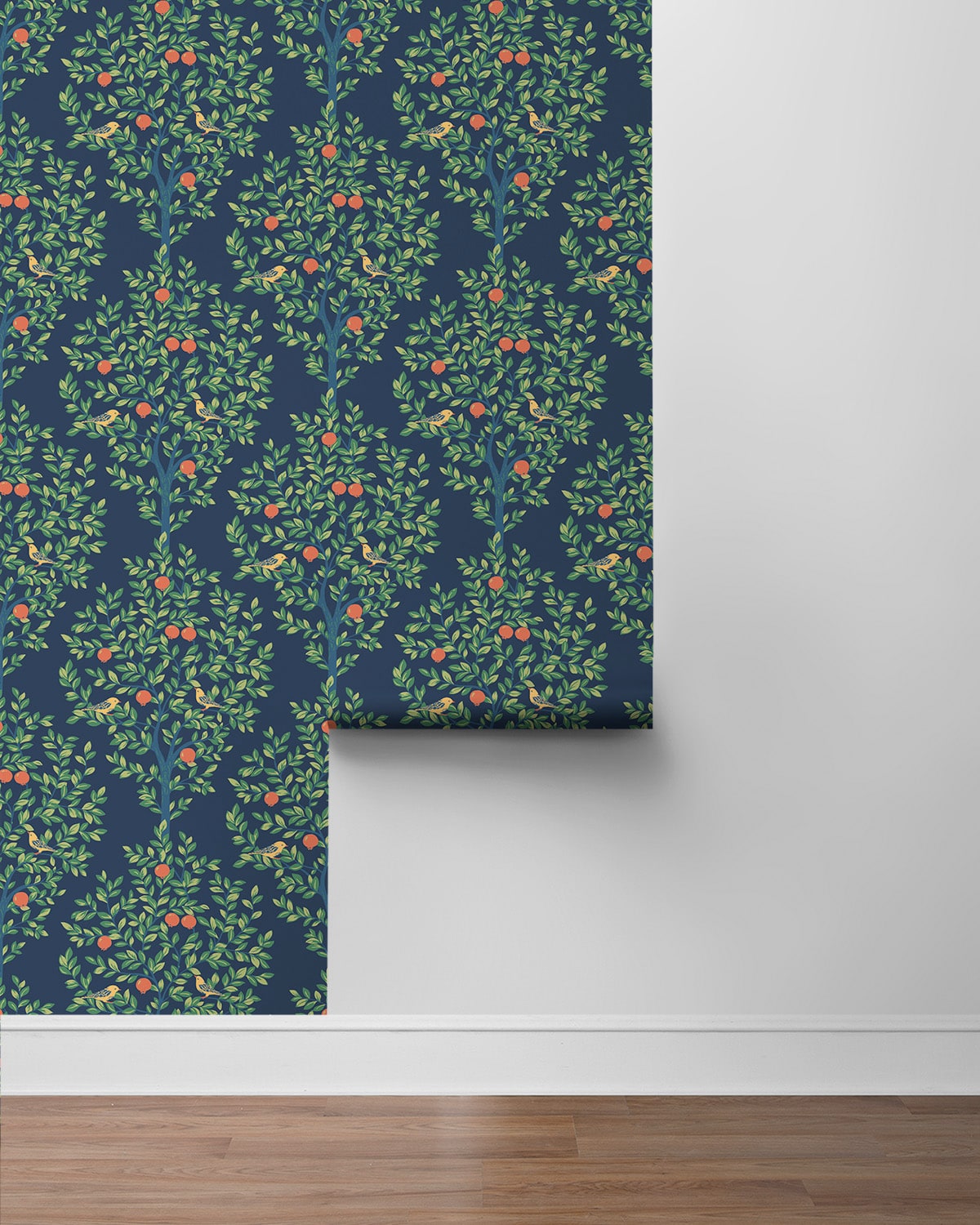 Fruit Tree Vintage Premium Peel and Stick Removable Wallpaper