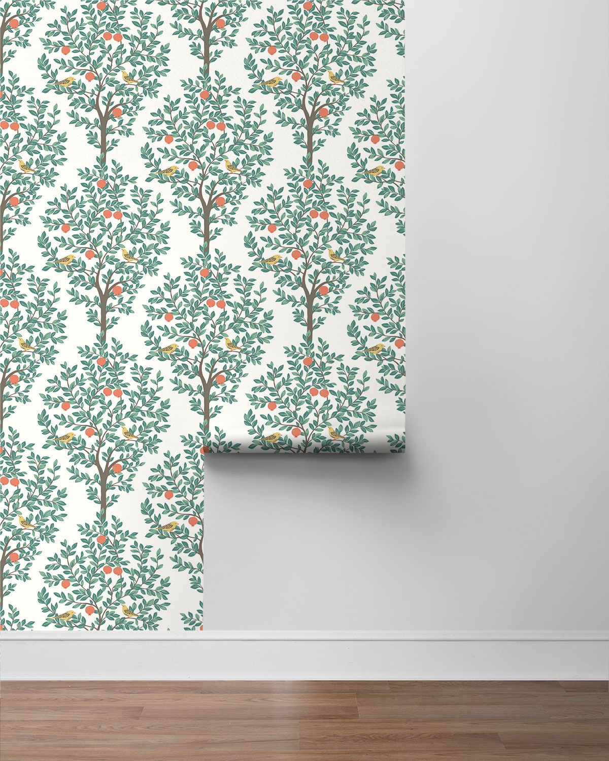 Fruit Tree Vintage Premium Peel and Stick Removable Wallpaper