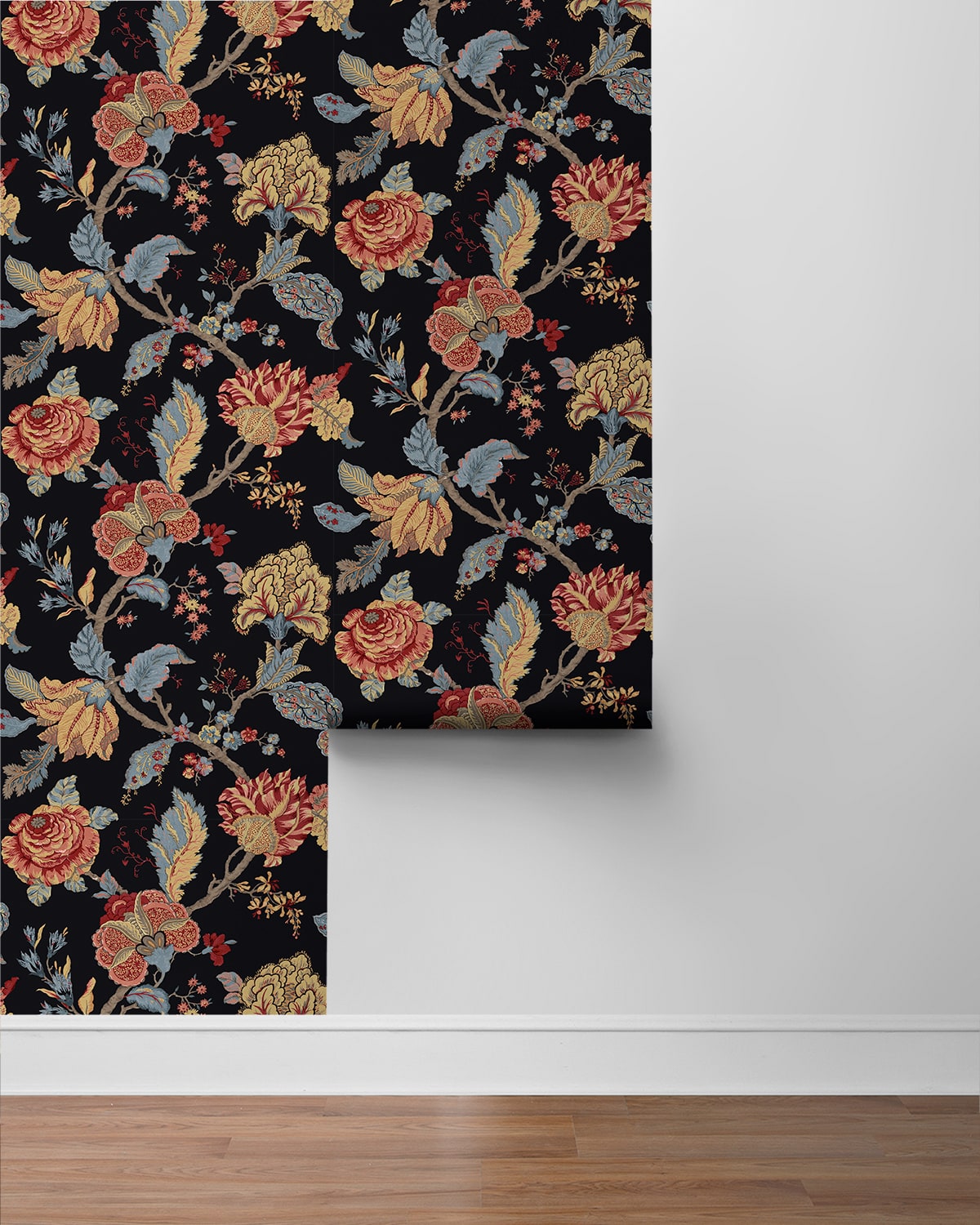 Kianna Jacobean Peel and Stick Removable Wallpaper