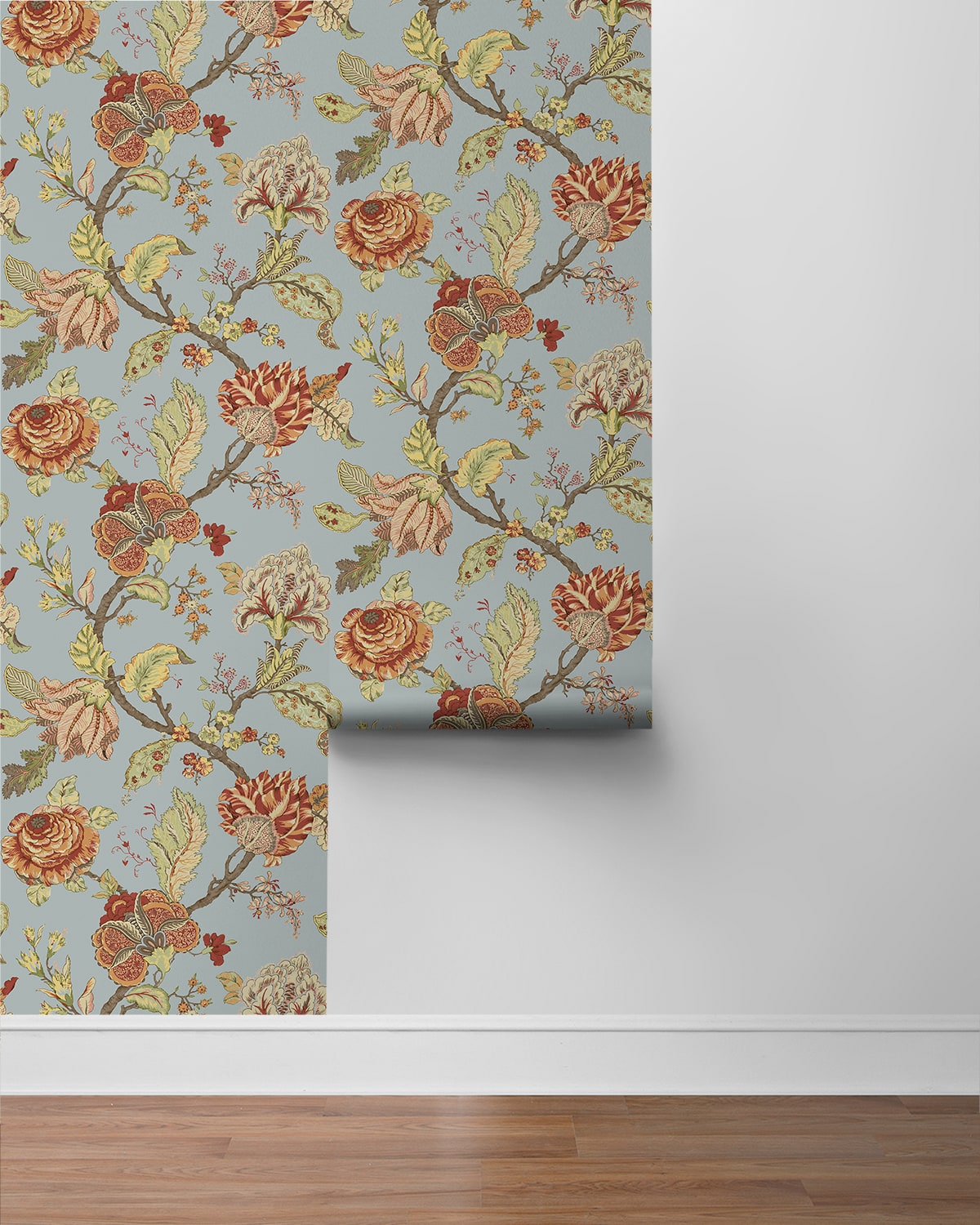 Kianna Jacobean Peel and Stick Removable Wallpaper