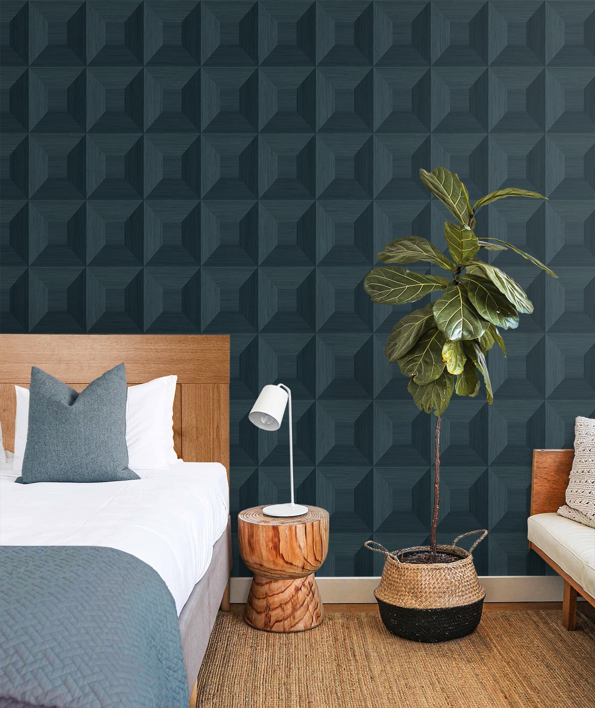 Quadrant Geo Peel and Stick Removable Wallpaper