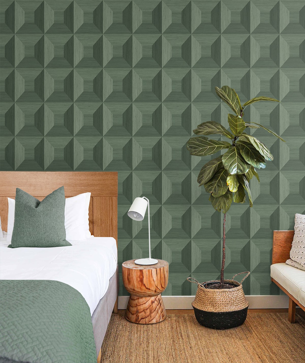 Quadrant Geo Peel and Stick Removable Wallpaper