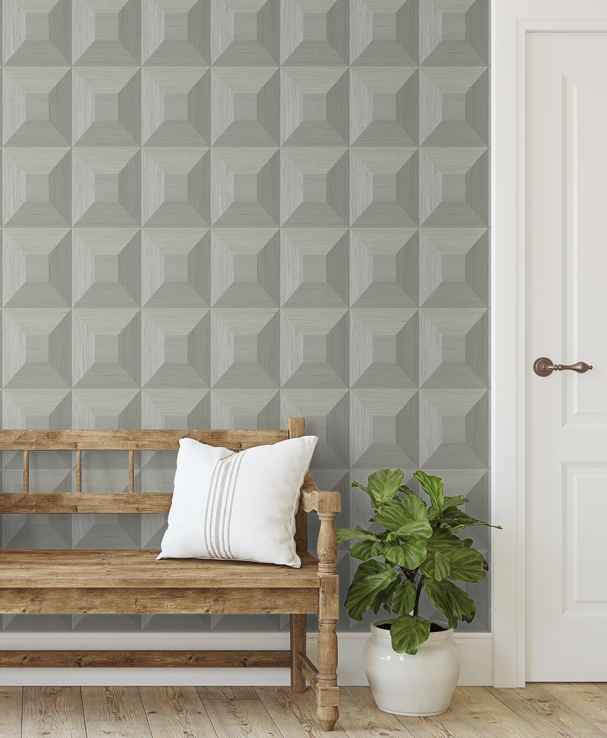Quadrant Geo Peel and Stick Removable Wallpaper