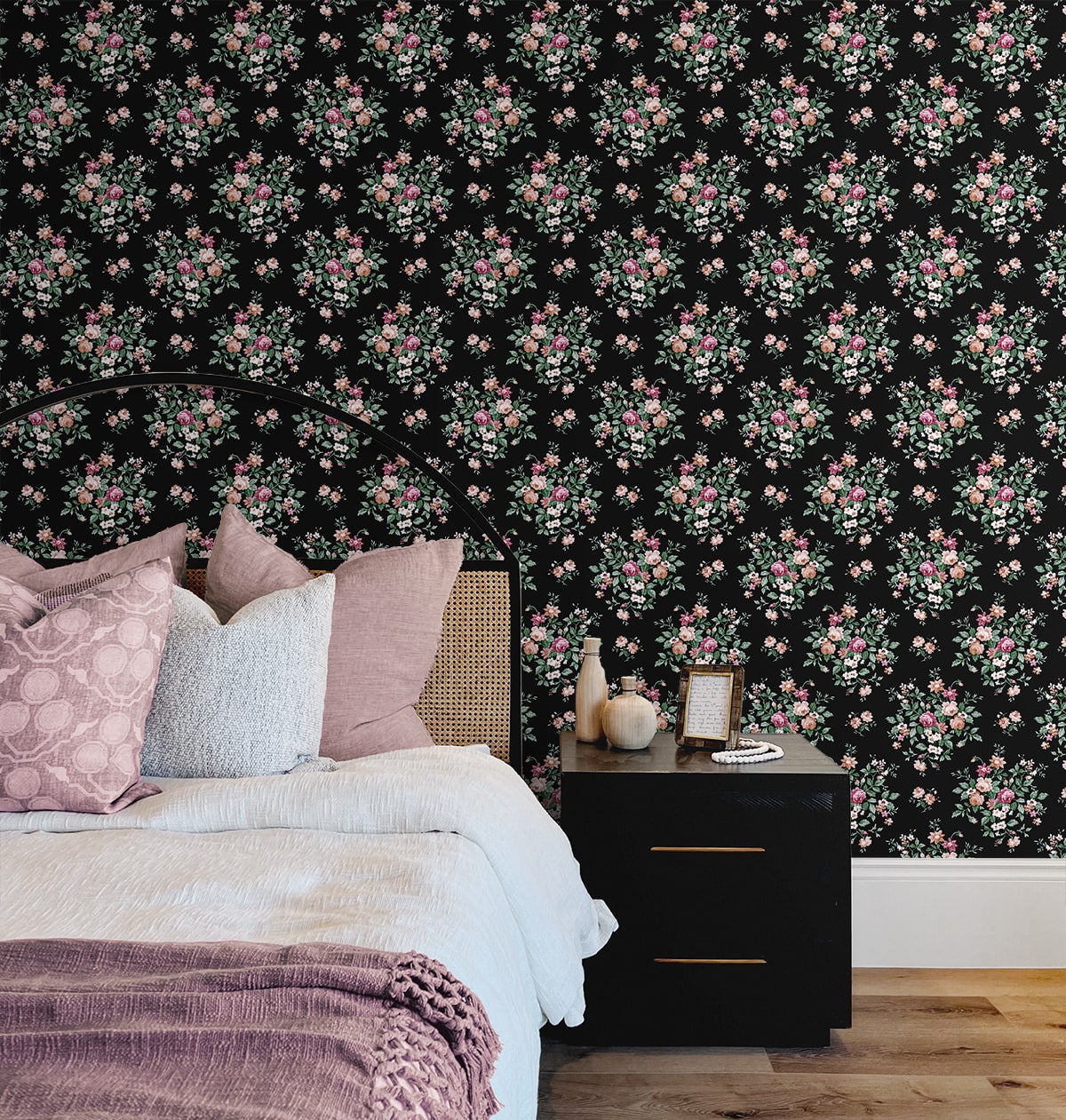Floral Bunches Peel and Stick Removable Wallpaper