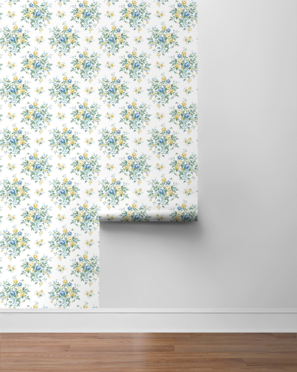 Floral Bunches Peel and Stick Removable Wallpaper