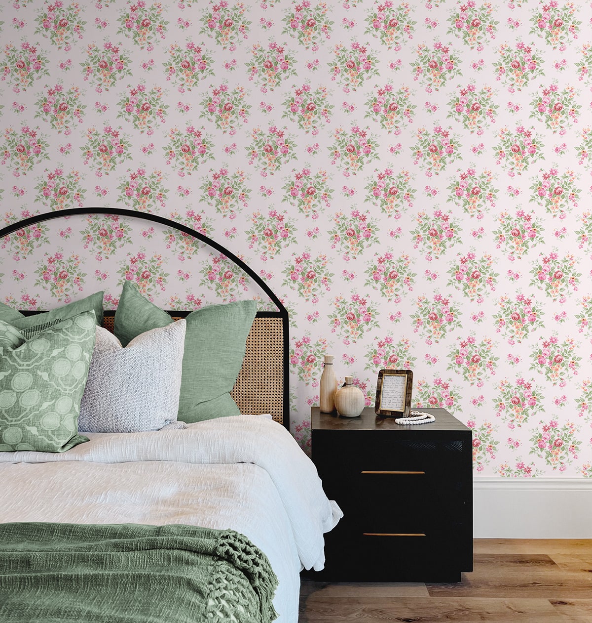 Floral Bunches Peel and Stick Removable Wallpaper