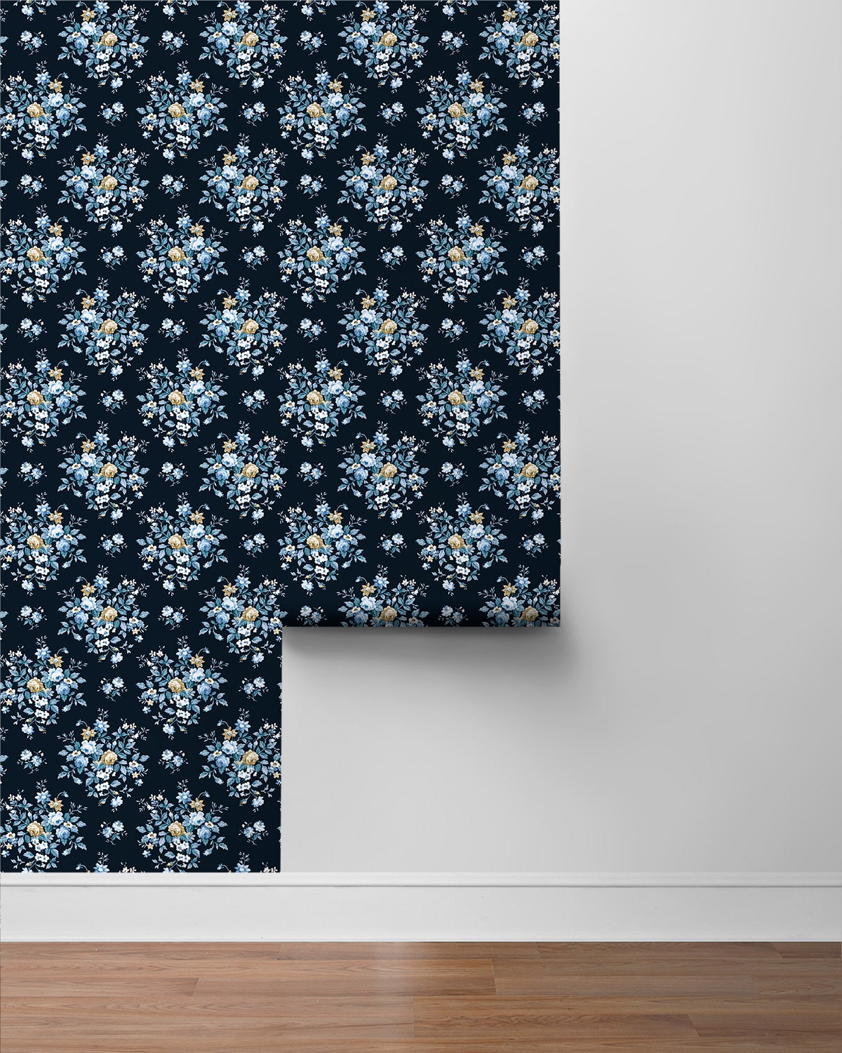 Floral Bunches Peel and Stick Removable Wallpaper