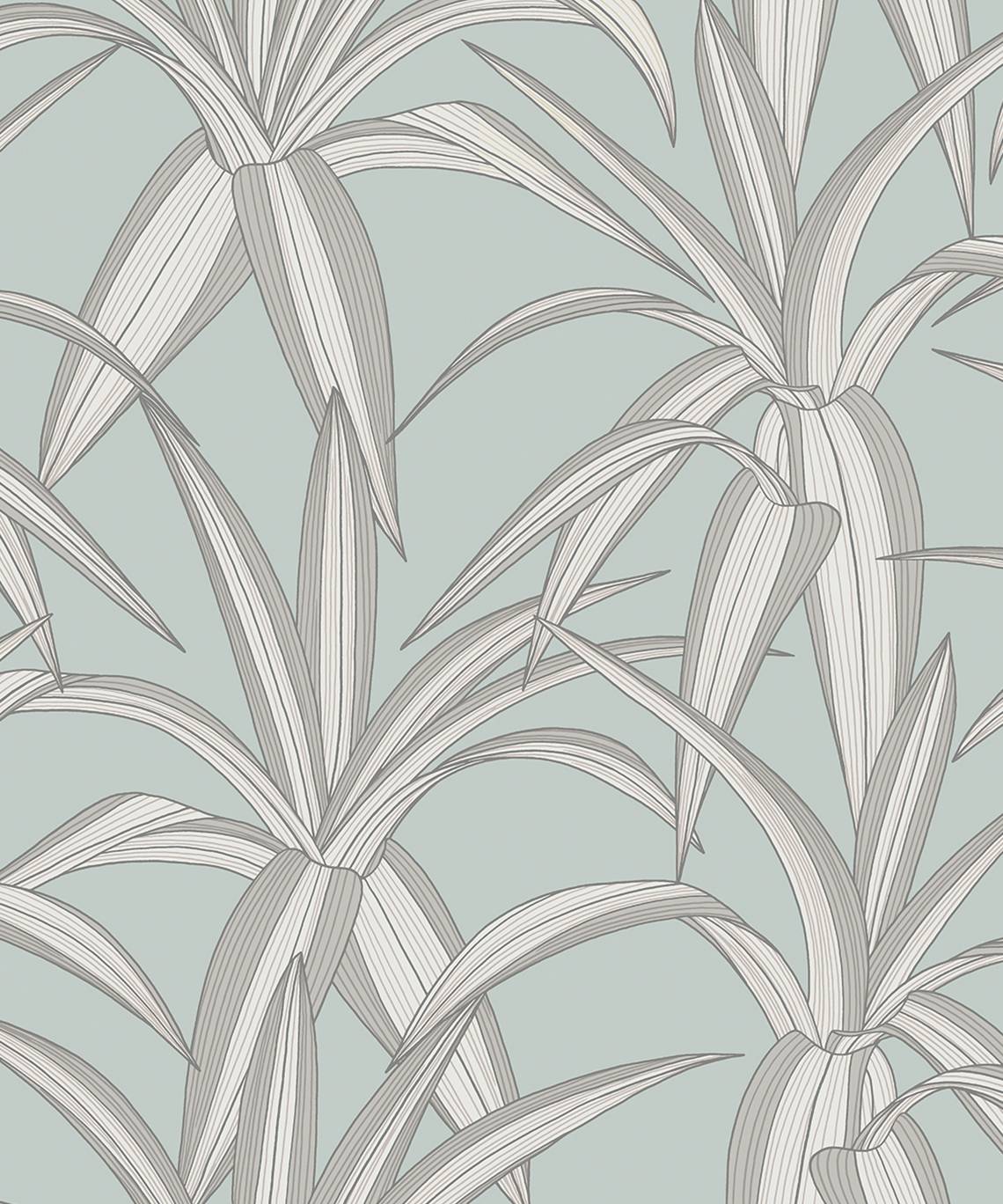 Tossed Cradle Plant Premium Peel and Stick Removable Wallpaper