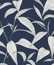 Pinstripe Leaf Trail Premium Peel and Stick Removable Wallpaper
