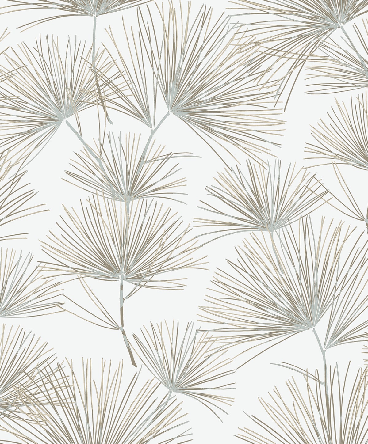 Pine Needles Botanical Premium Peel and Stick Removable Wallpaper