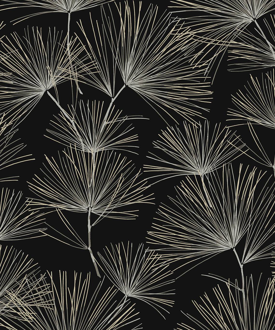 Pine Needles Botanical Premium Peel and Stick Removable Wallpaper