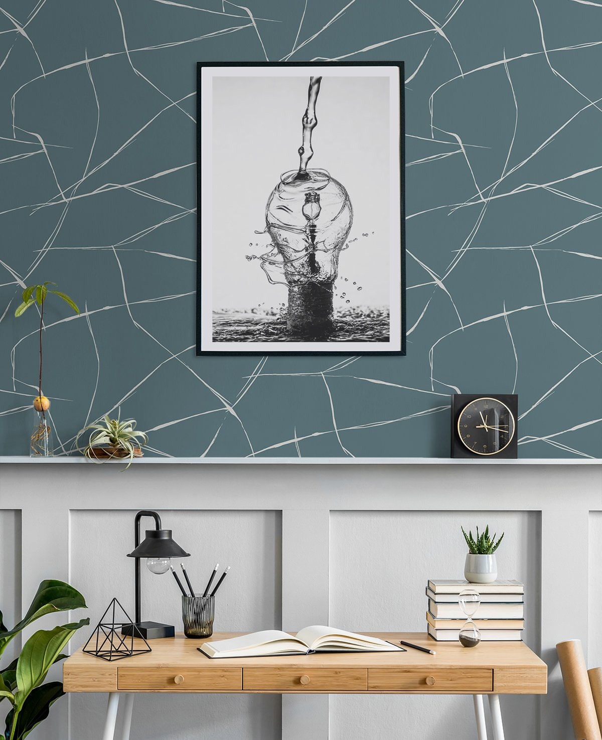 Inkwork Abstract Premium Peel and Stick Removable Wallpaper