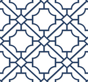 Lattice Geo Premium Screen Printed Peel and Stick Removable Wallpaper