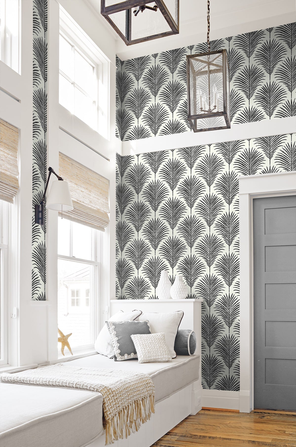 Grassland Palm Peel and Stick Removable Wallpaper
