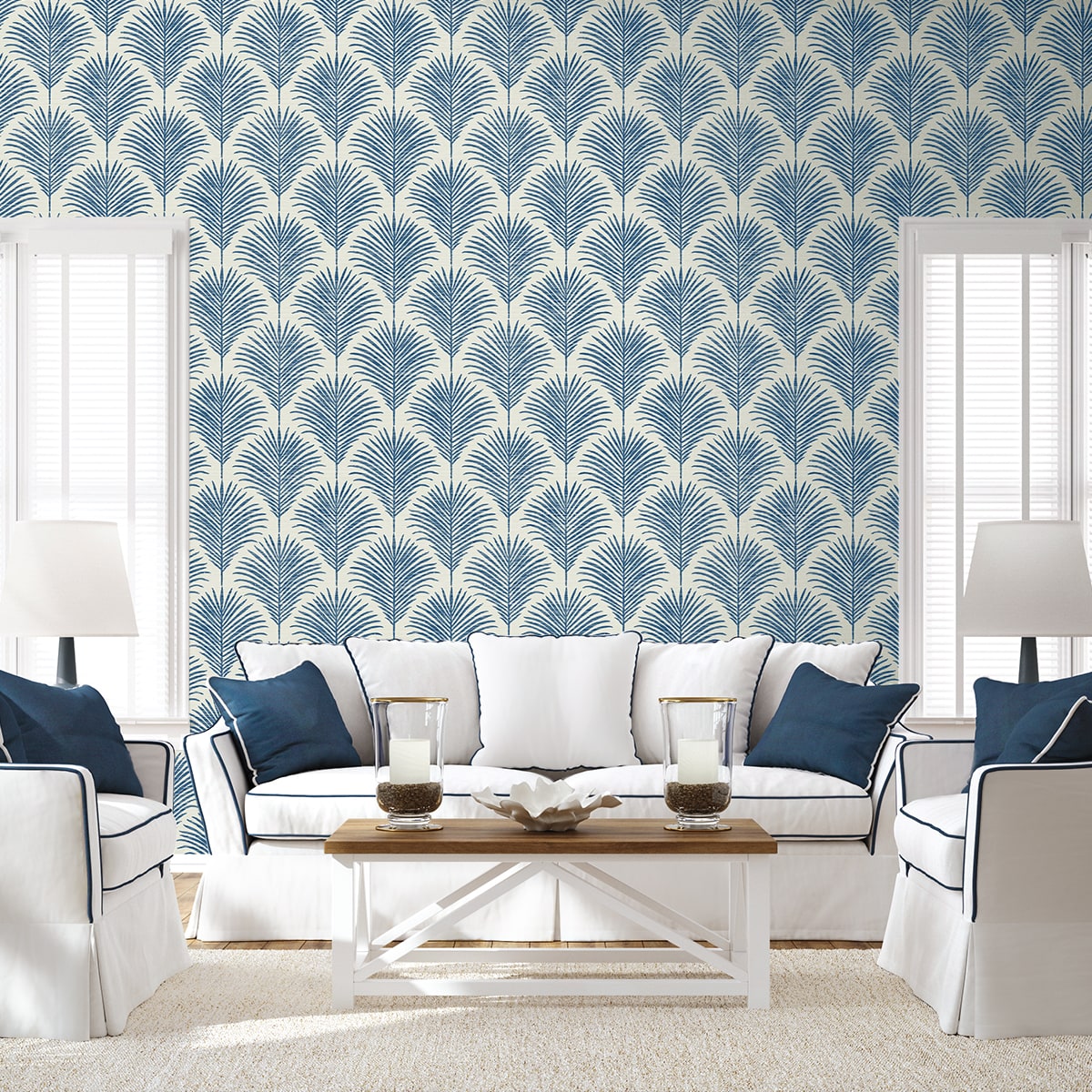 Grassland Palm Peel and Stick Removable Wallpaper