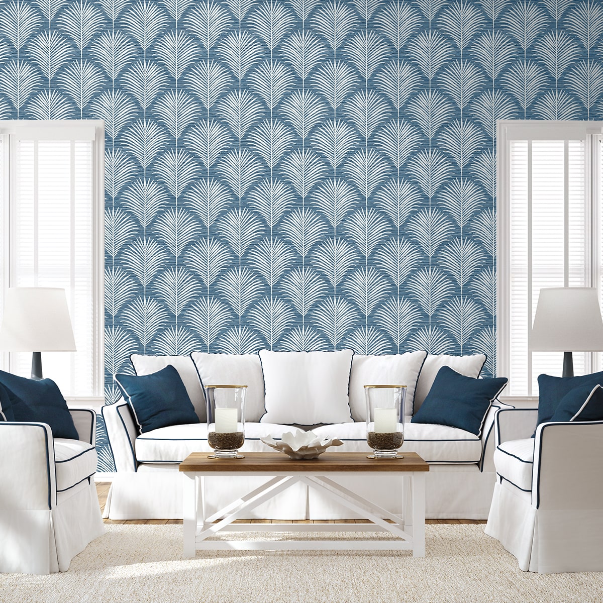 Grassland Palm Peel and Stick Removable Wallpaper