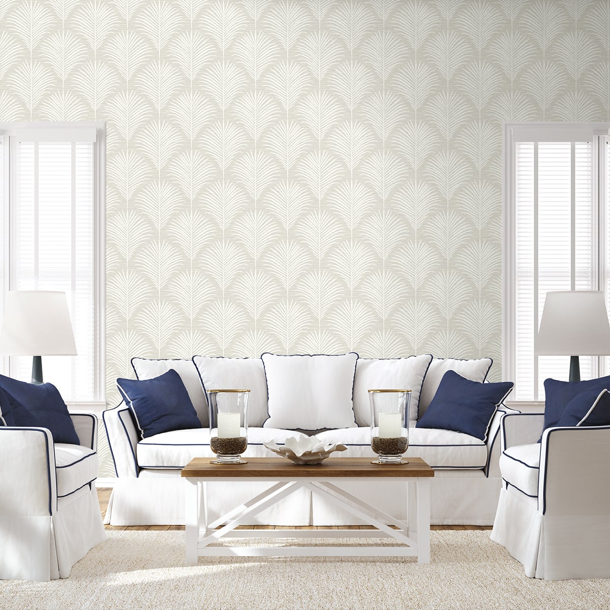 Grassland Palm Peel and Stick Removable Wallpaper