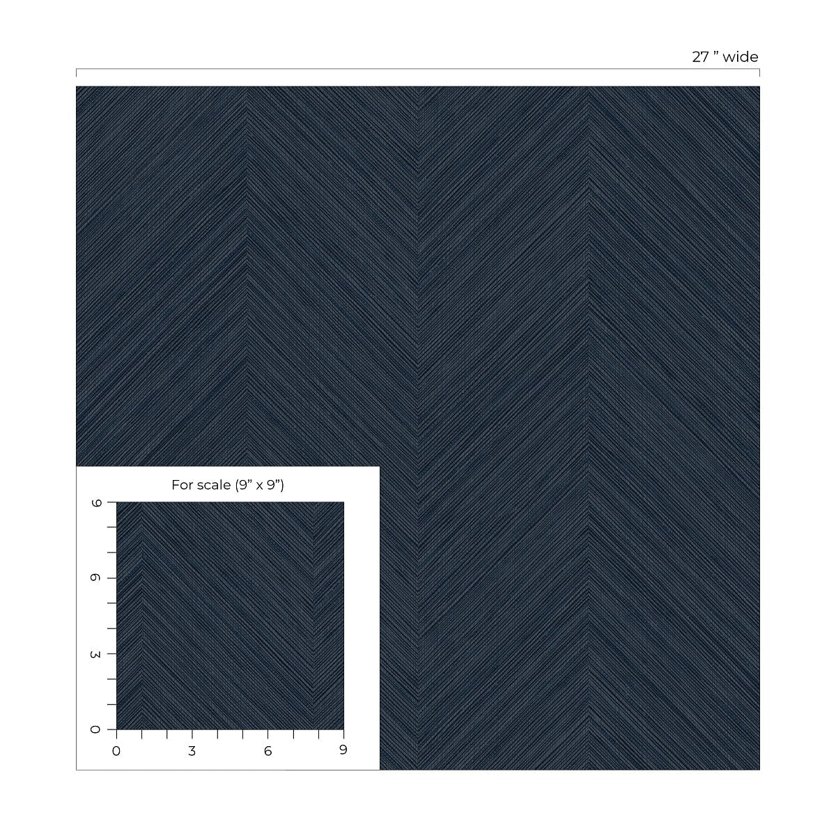 Chevron Stripe Peel and Stick Removable Wallpaper