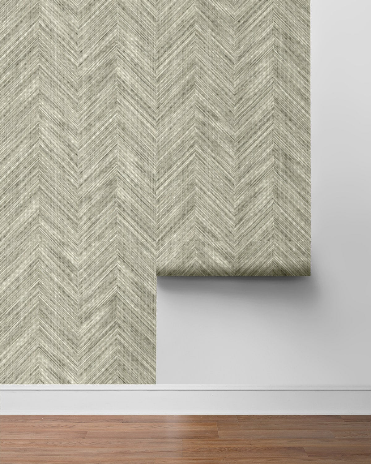 Chevron Stripe Peel and Stick Removable Wallpaper