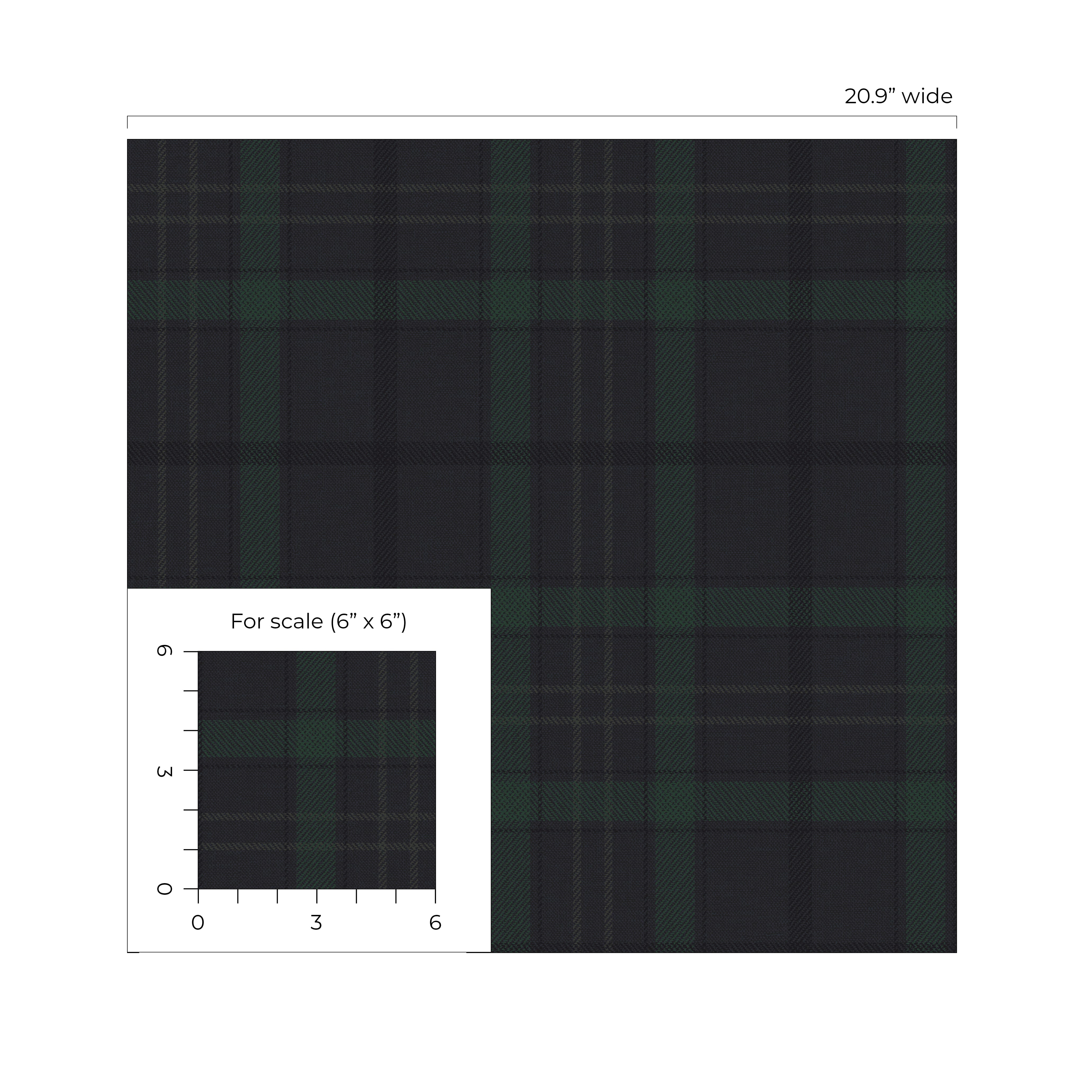 Tailor Plaid Premium Peel and Stick Removable Wallpaper
