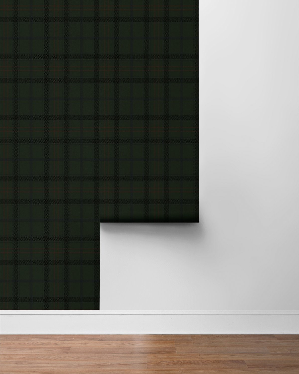 Tailor Plaid Premium Peel and Stick Removable Wallpaper