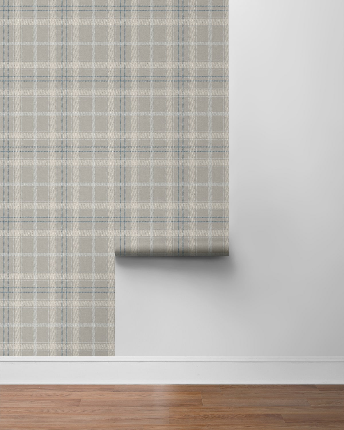 Tailor Plaid Premium Peel and Stick Removable Wallpaper