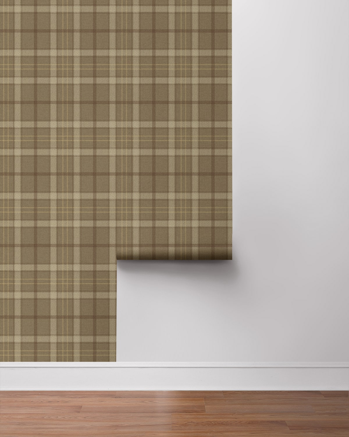 Tailor Plaid Premium Peel and Stick Removable Wallpaper