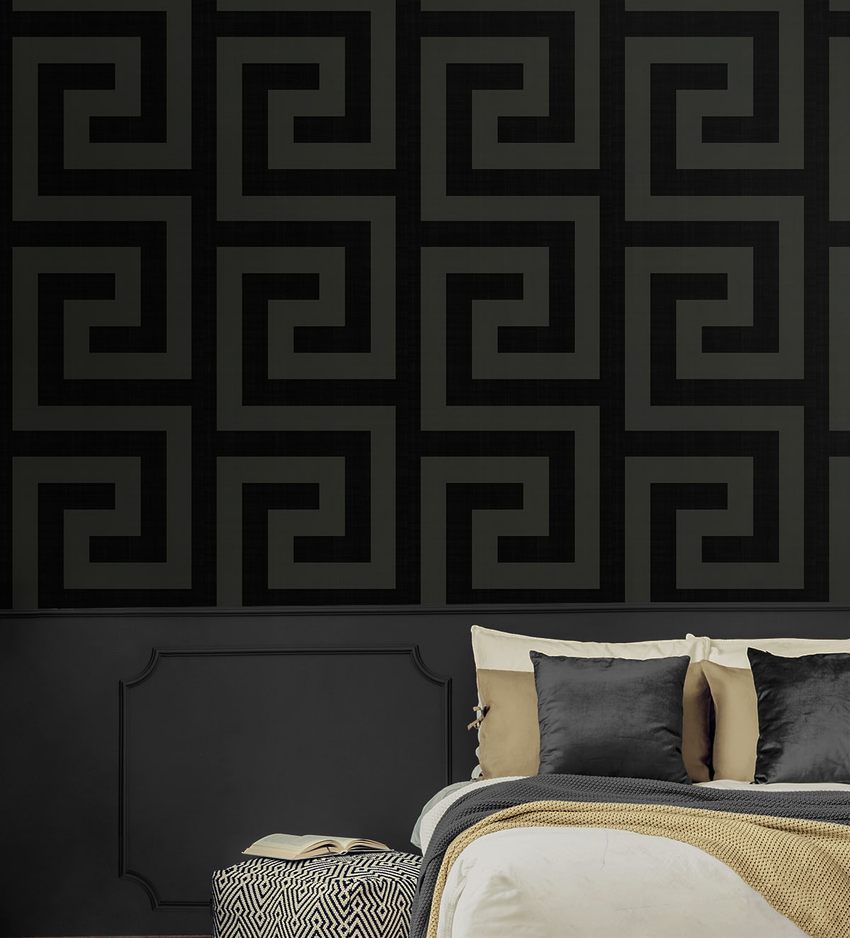 Maze Geo Peel and Stick Removable Wallpaper