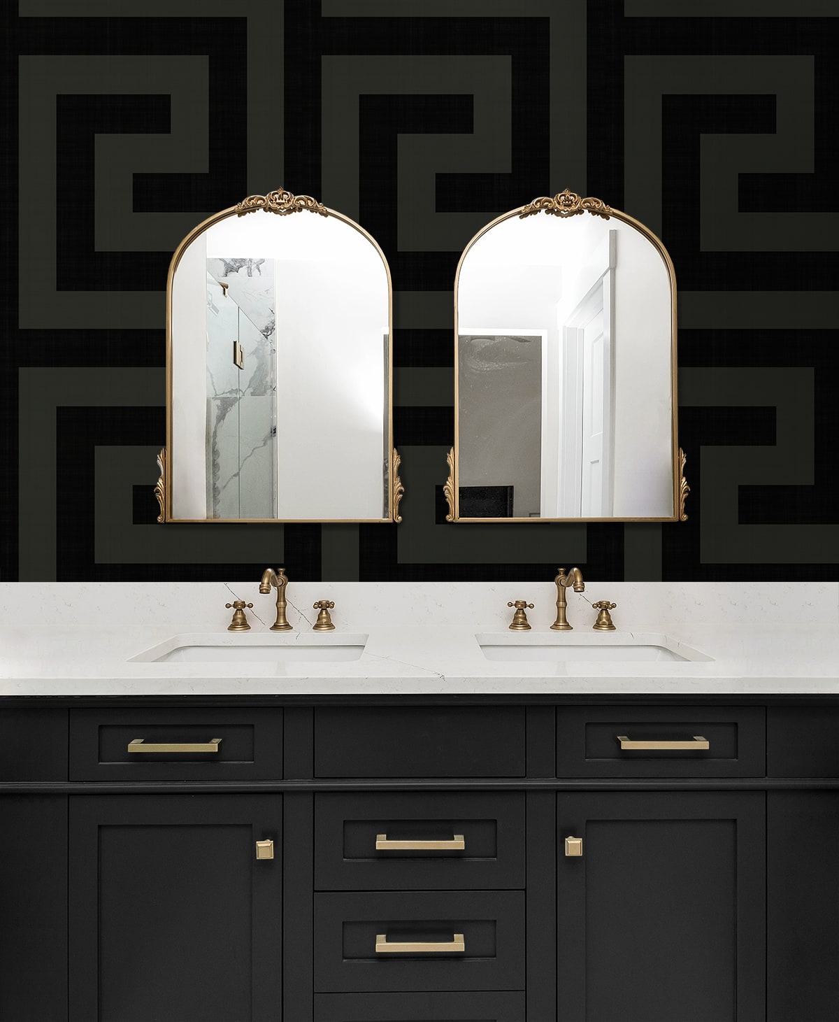Maze Geo Peel and Stick Removable Wallpaper