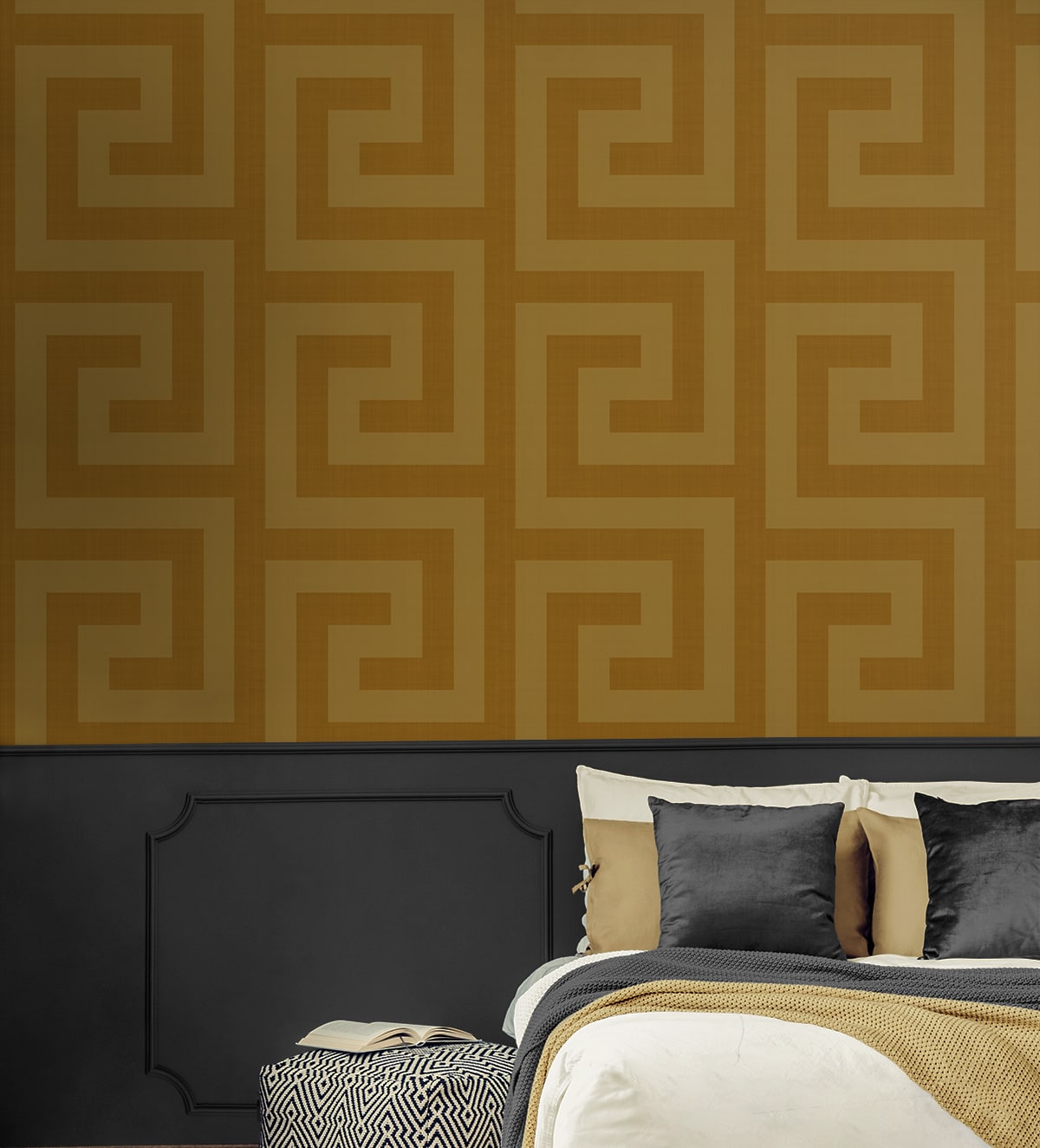 Maze Geo Peel and Stick Removable Wallpaper