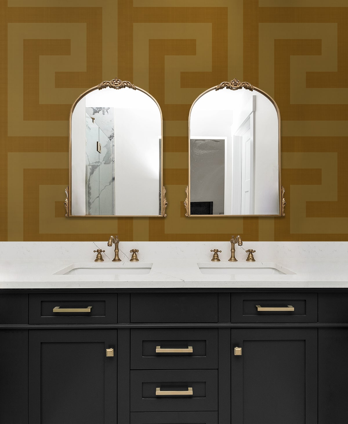 Maze Geo Peel and Stick Removable Wallpaper