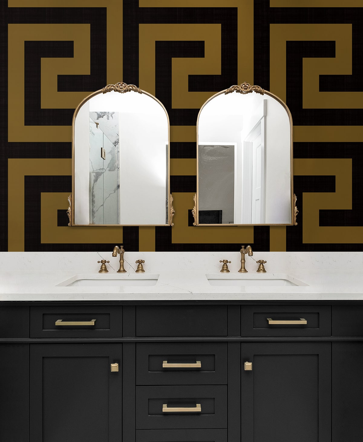 Maze Geo Peel and Stick Removable Wallpaper