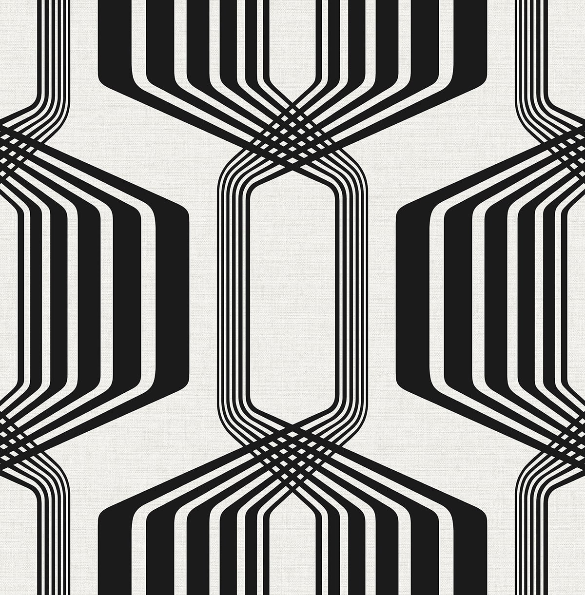 Striped Geo Peel and Stick Removable Wallpaper