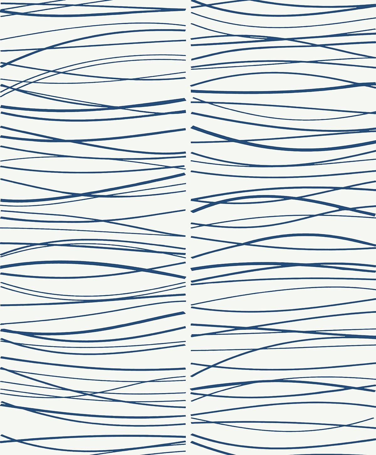 Wave Lines Abstract Premium Peel and Stick Removable Wallpaper