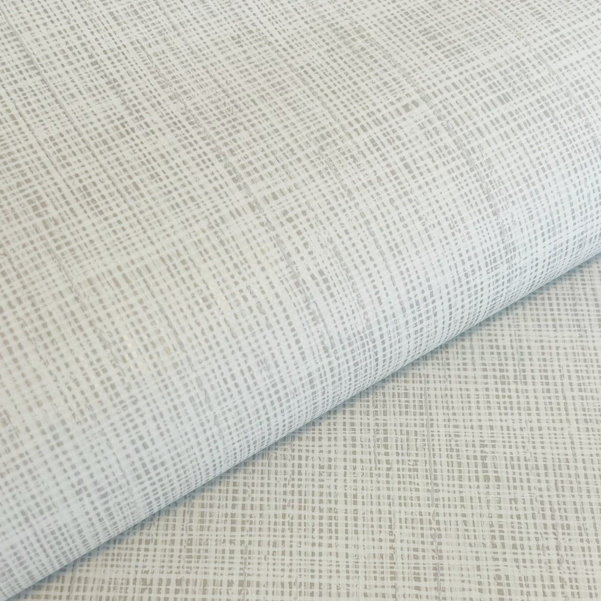 Silas Faux Linen Premium Peel and Stick Removable Wallpaper