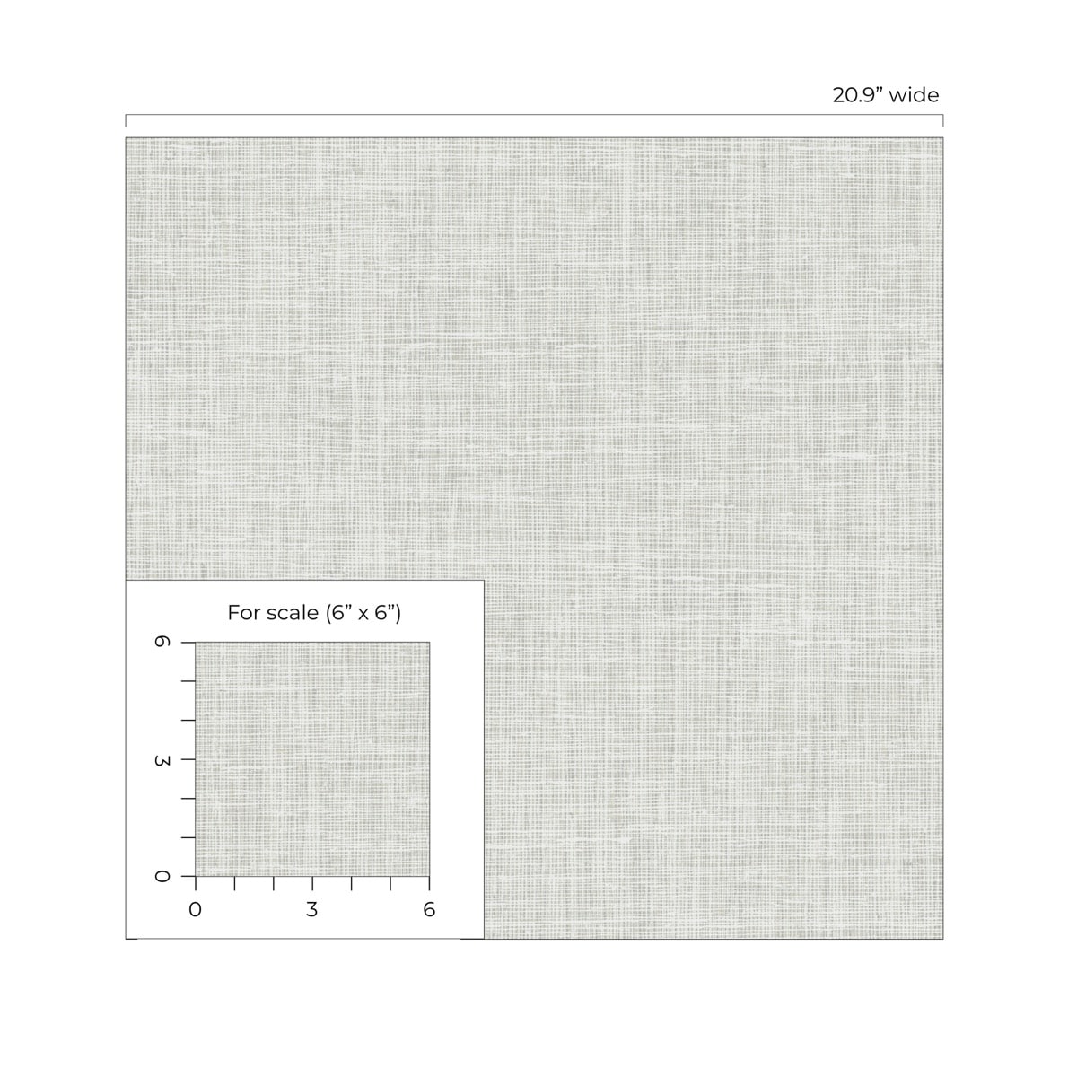 Silas Faux Linen Premium Peel and Stick Removable Wallpaper