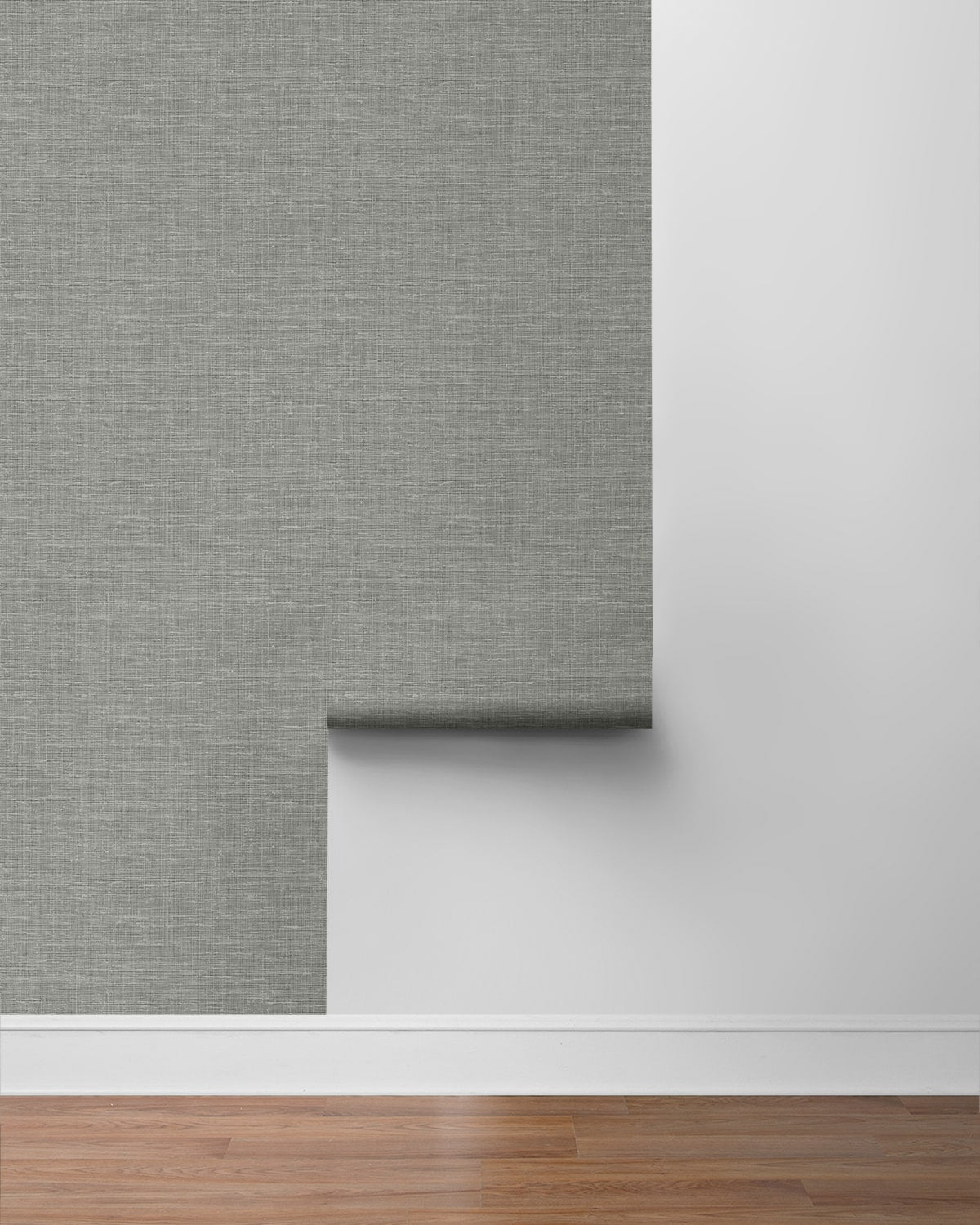 Silas Faux Linen Premium Peel and Stick Removable Wallpaper