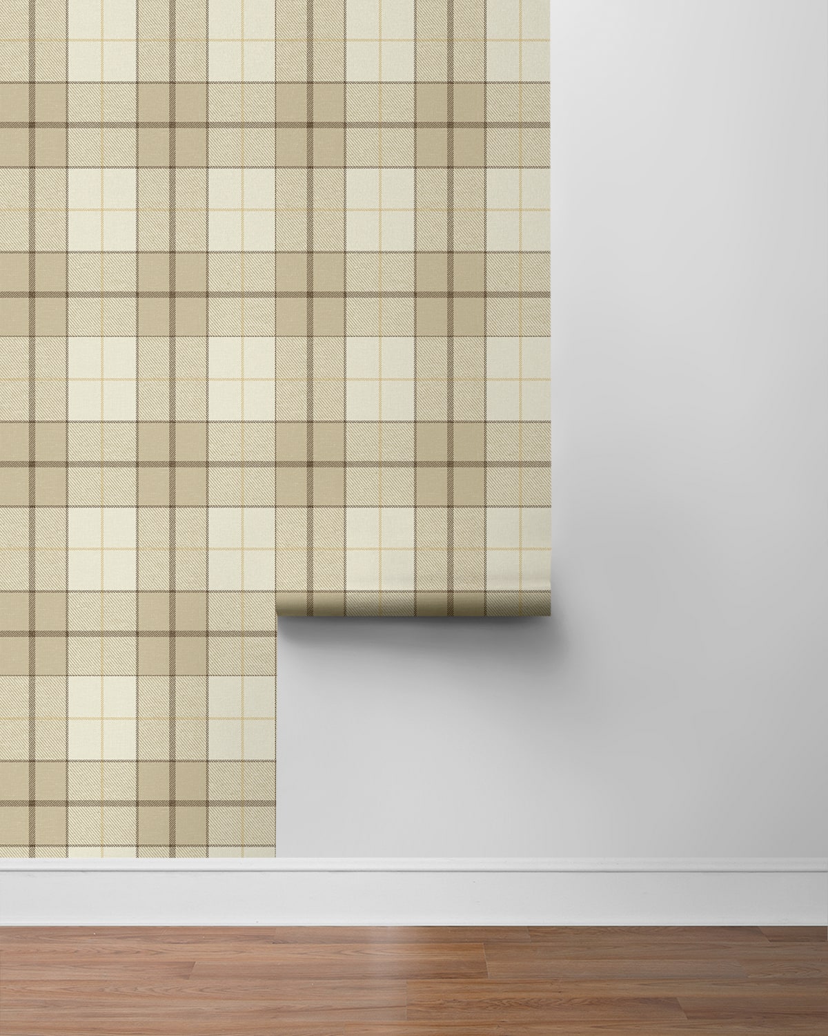 Altarinda Plaid Premium Peel and Stick Removable Wallpaper
