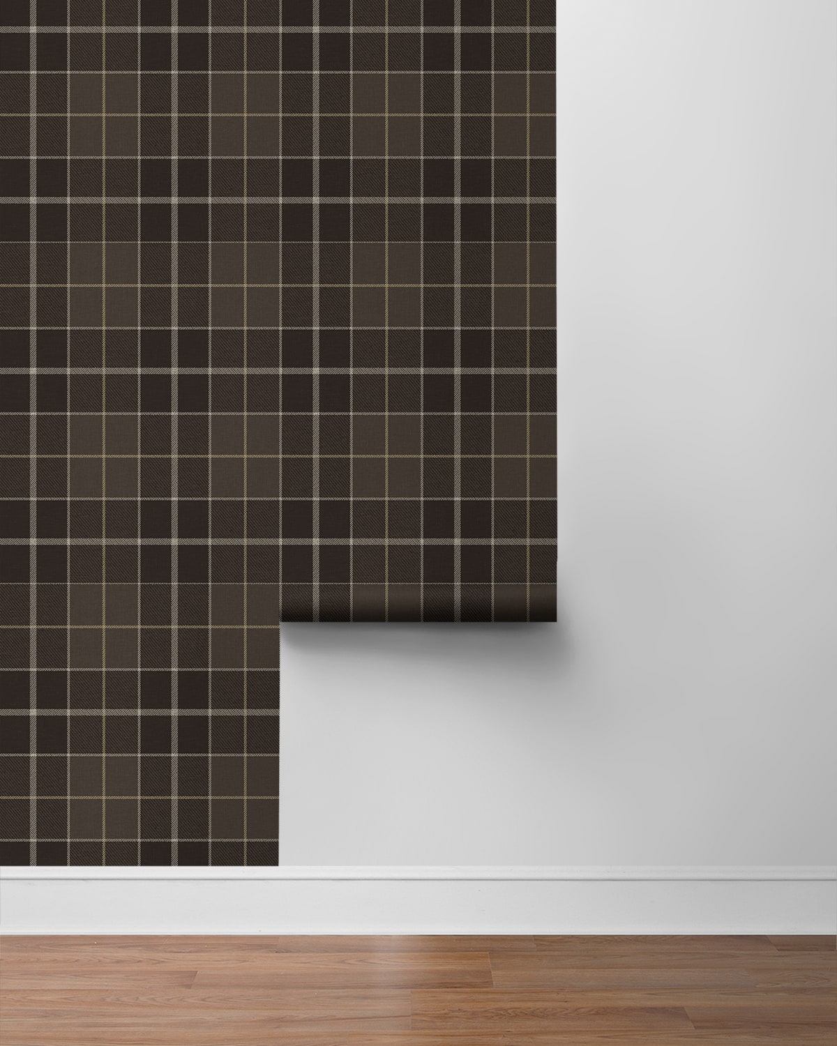 Altarinda Plaid Premium Peel and Stick Removable Wallpaper