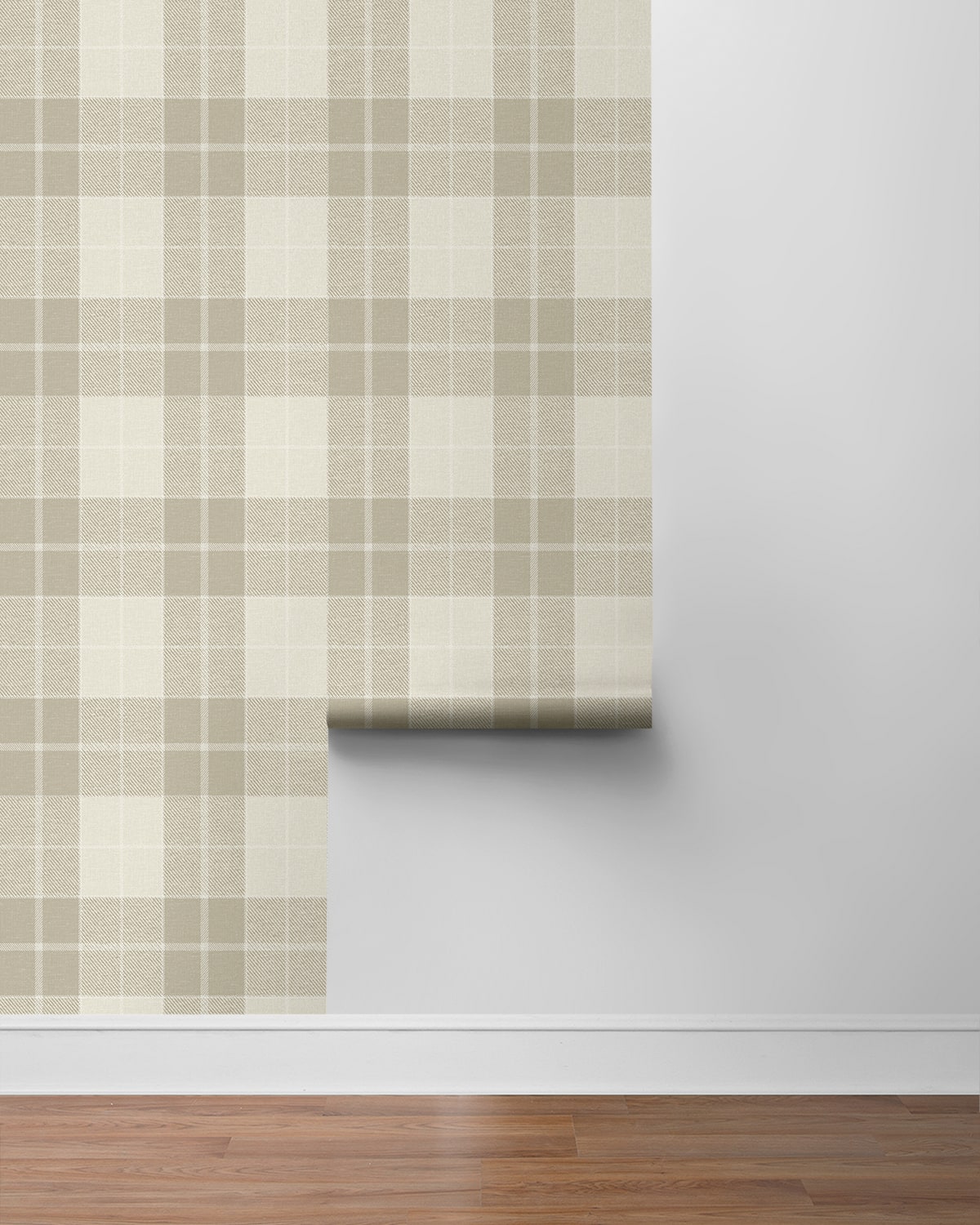 Altarinda Plaid Premium Peel and Stick Removable Wallpaper