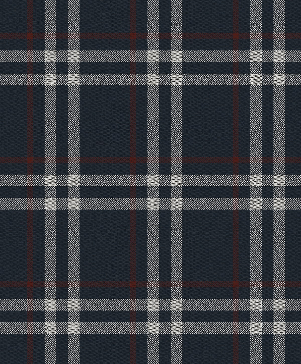 Calverlay Plaid Premium Peel and Stick Removable Wallpaper