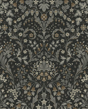Filigree Floral Peel and Stick Removable Wallpaper