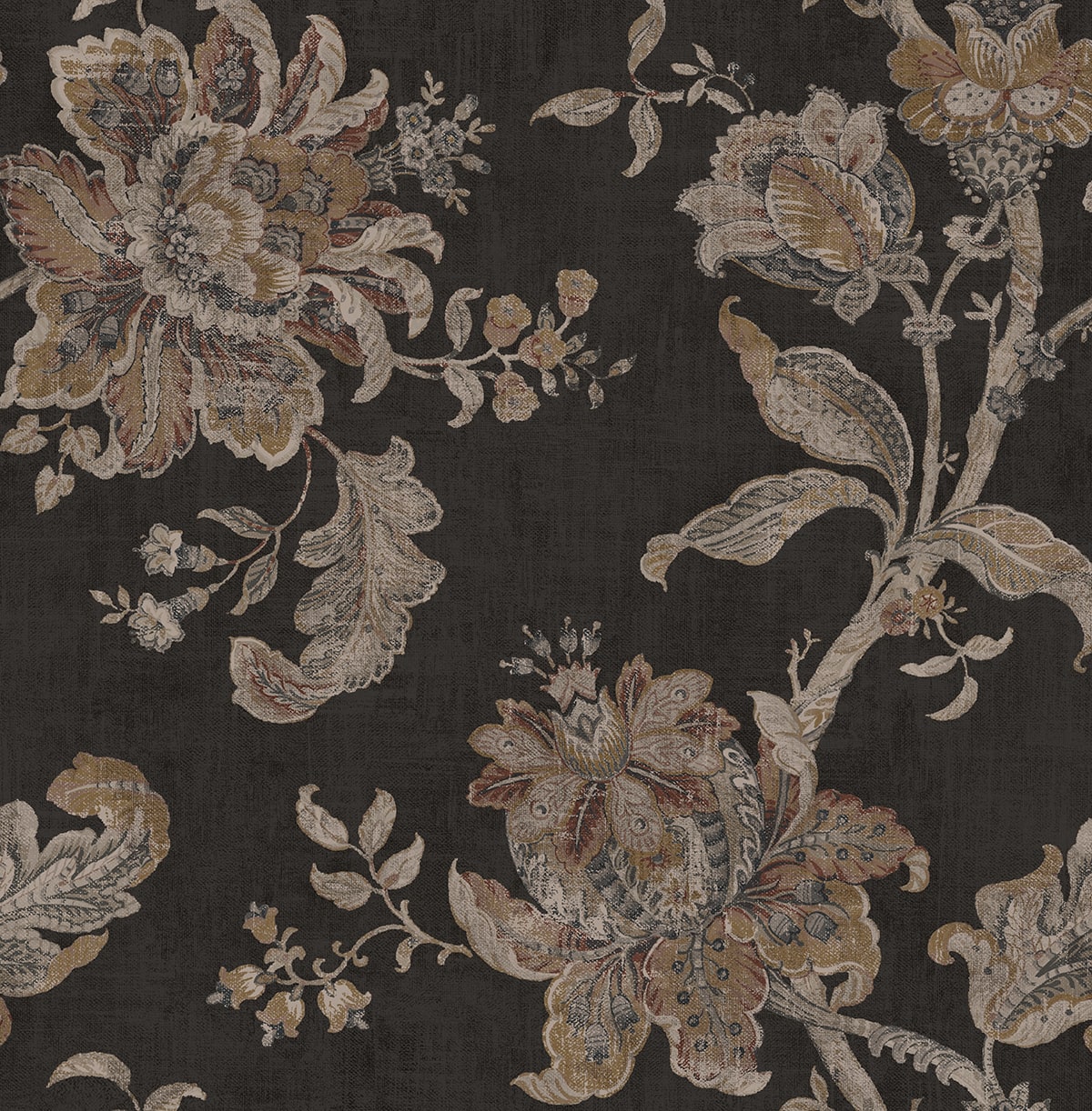Anelda Jacobean Peel and Stick Removable Wallpaper