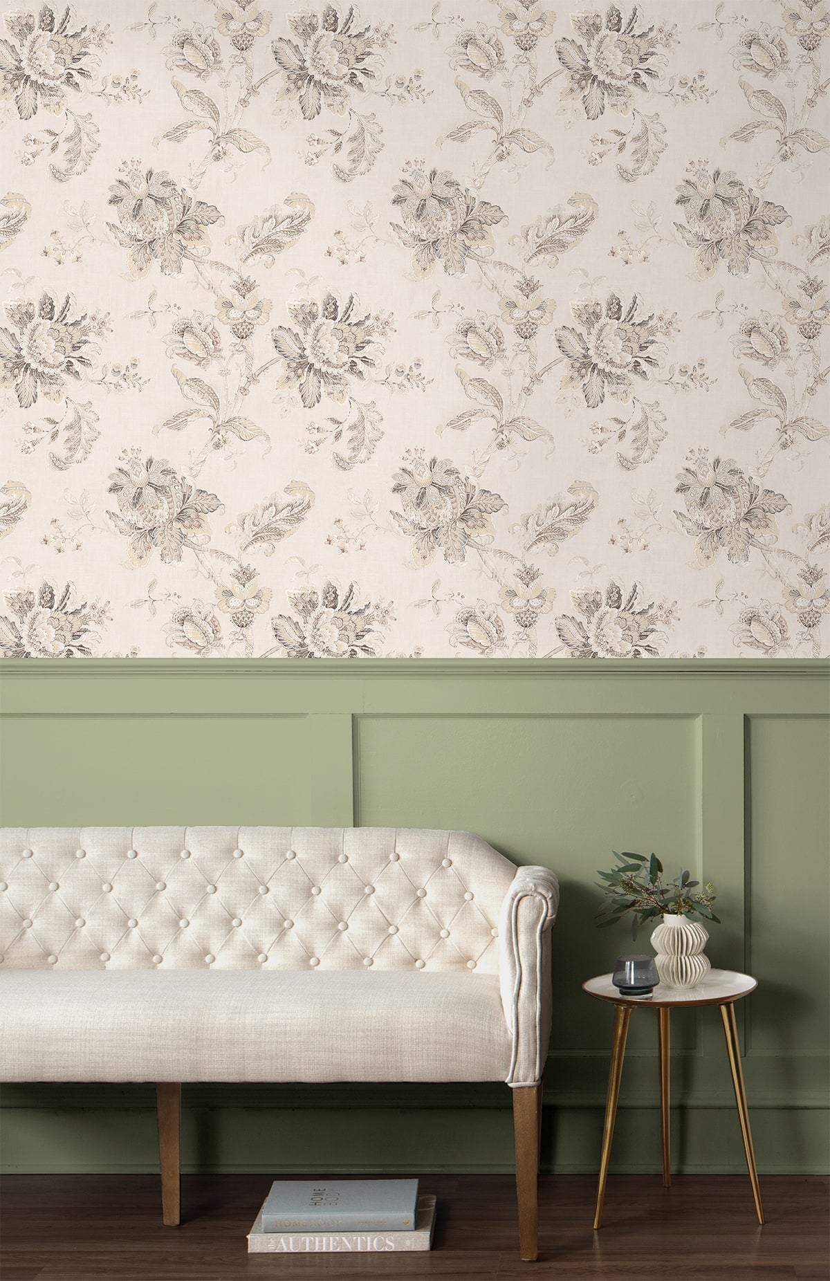 Anelda Jacobean Peel and Stick Removable Wallpaper